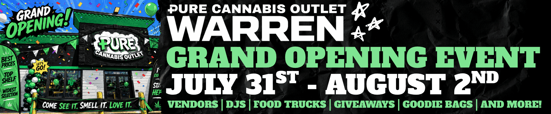 Pure Cannabis Outlet Warren 10 Mile and Dequindre Pure Cannabis Outlet Warren 10 Mile and Dequindre