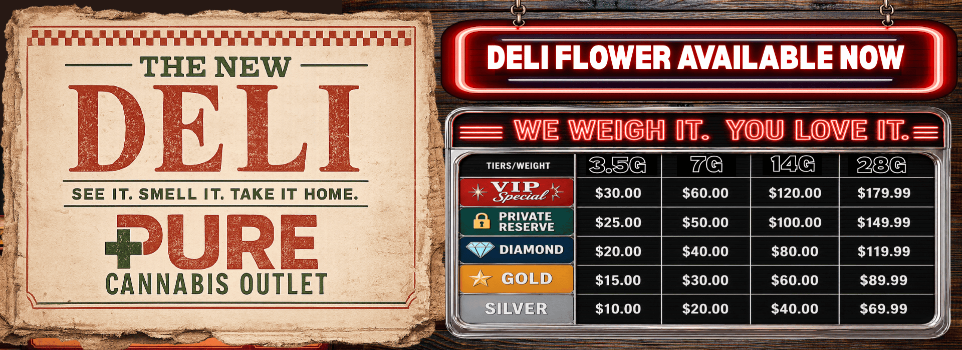 Deli Style Cannabis Dispensary Near Me Deli flower cannabis dispensary